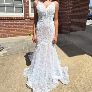 Formal gown for wedding pageant or prom